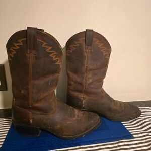 Mens ARIAT Sedona Arena Brown Leather Boots COWBOY Size 12 EE